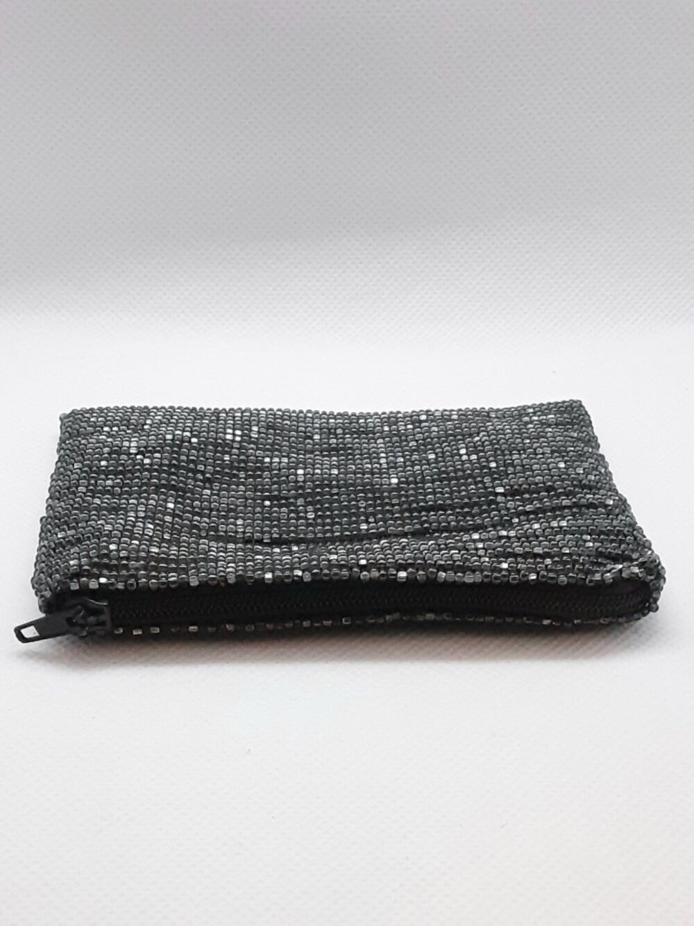 NEW handmade zippered glass beaded purse for lipstick, keys, change - Picture 2 of 9